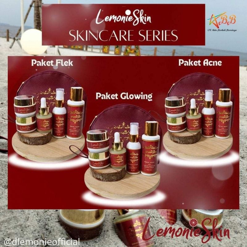 Lemonie Skincare Paket Anti Flek/Anti Jerawat/Glowing