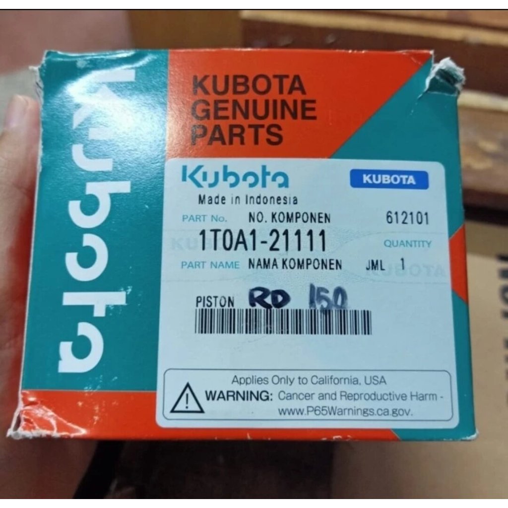 RD-150 Piston -Seher Mesin Kubota RD150 RD150 DI 2T -Original