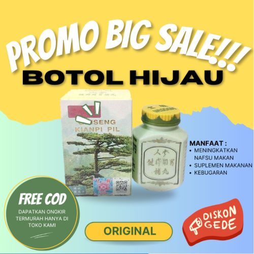 ASLI PABRIK JAKBAR KIANPI PIL STORE ~ Kapsuma Ginseng Kianpi Pil Botol 60 Kapsul ~ BISA COD ~