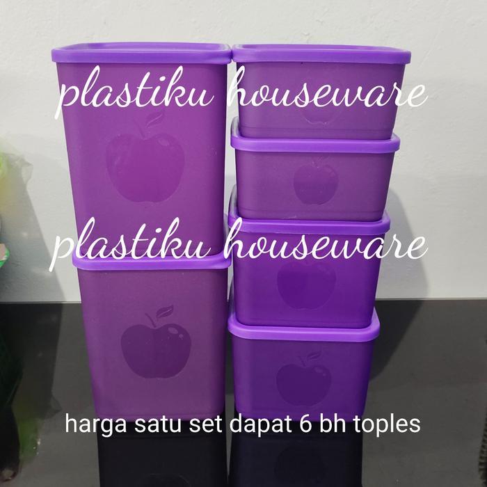 Toples Plastik / Toples Set isi 6 / Toples Lebaran /Toples Murah