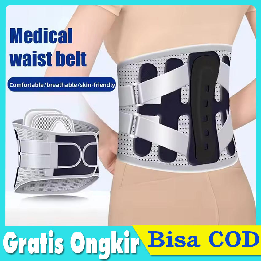 Korset Lumbal Punggung Dukungan Kuat, Mengurangi Nyeri Sakit Pinggang dengan Magnet Pemanas