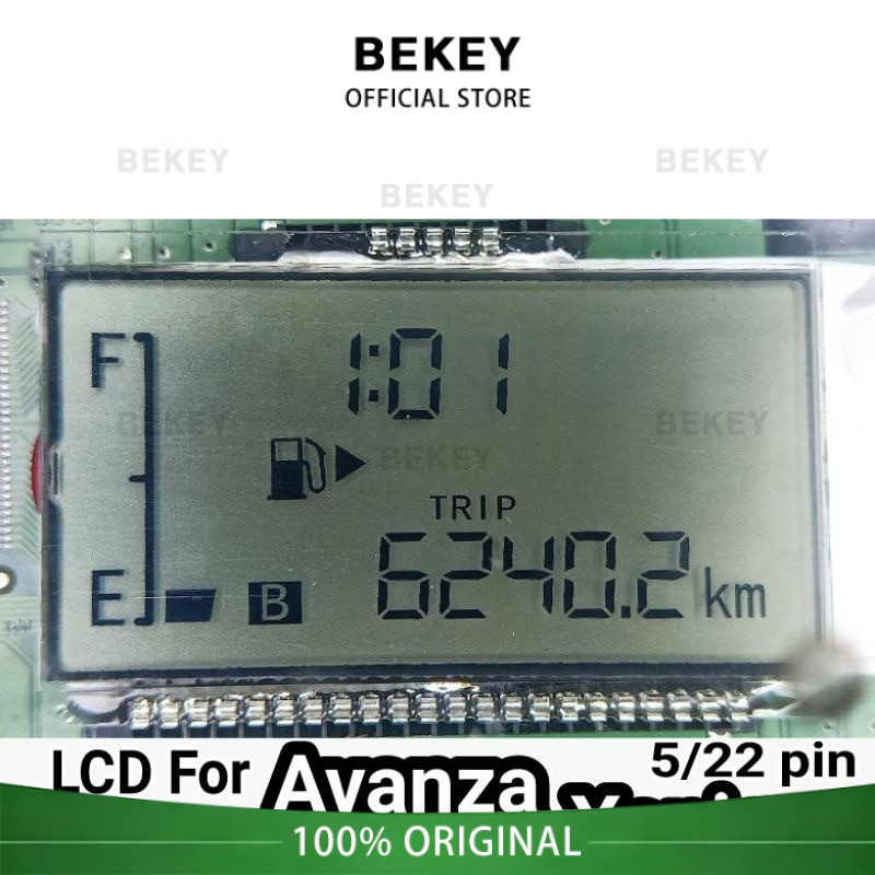 BEKEY LCD Avanza Xenia Kecil kaki 5/22 , Retail atau Grosir Menguntungkan Avanza Xenia 2012, 2013, 2
