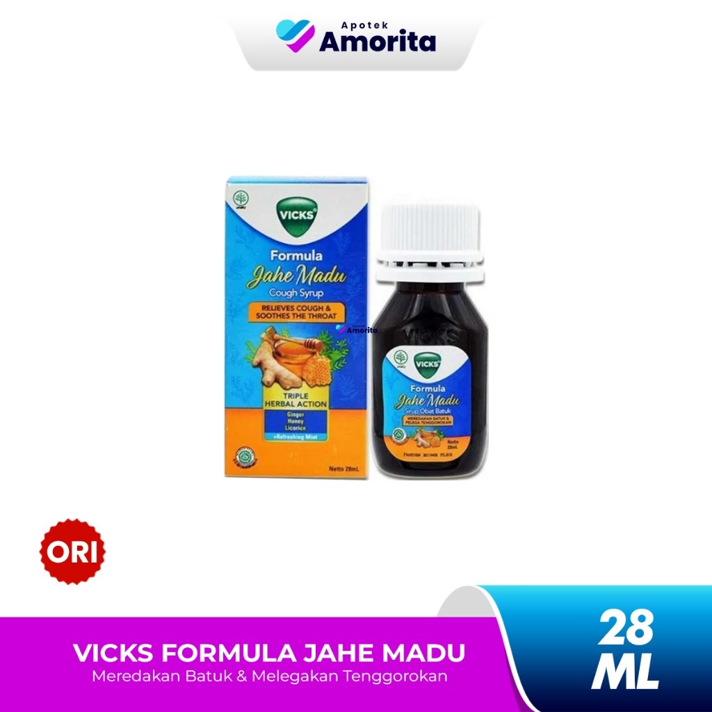 Vicks Formula Jahe Madu 28ml - Sirup Obat Batuk