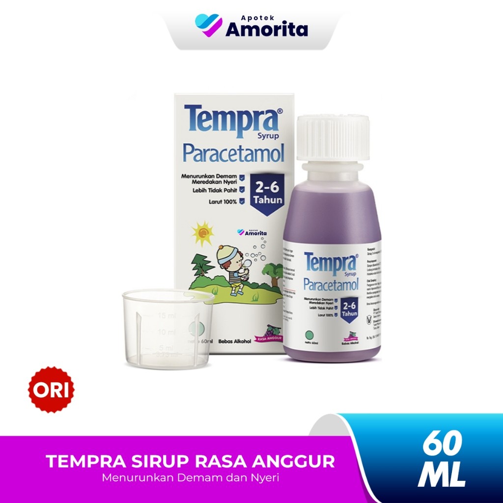 Tempra Sirup Paracetamol Anak Anggur 60ml