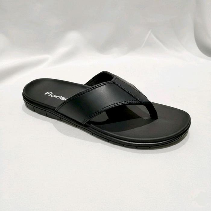 Sandal Kulit Fladeo Pria Casual Model Japit Elegan Kekinian / Sendal Laki-Laki Dewasa Keren Terbaru 