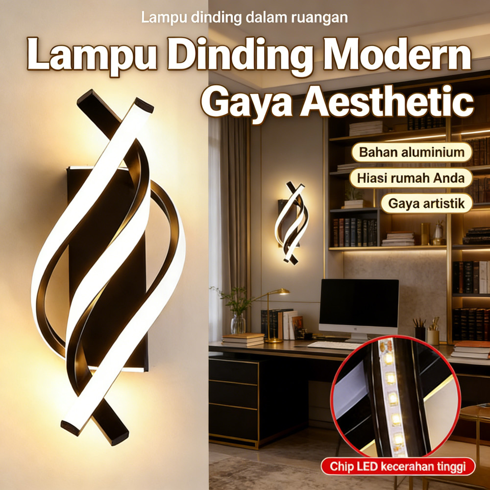 dinding ruang tamu lampu kamar tidur minimalis hias aesthetic lampu tembok 3 Warna dinding