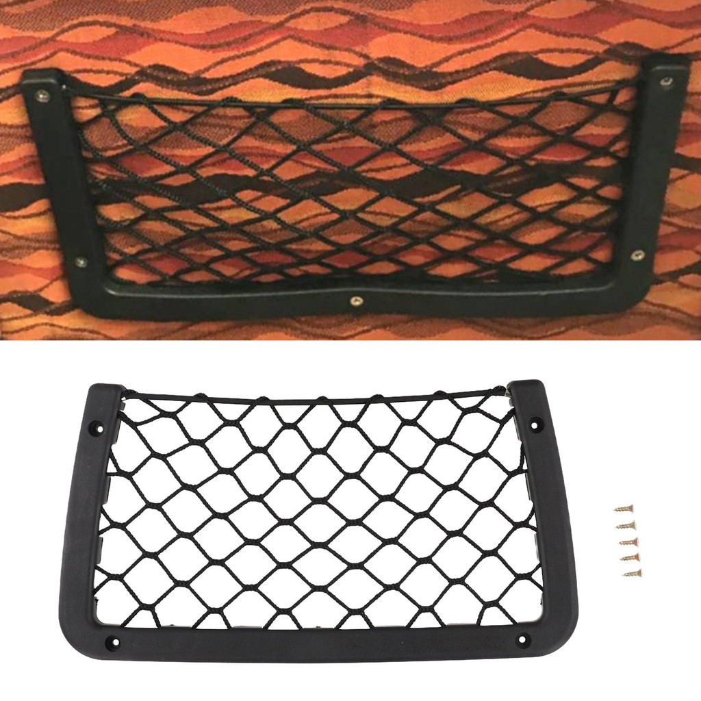 Replacement Storage Net Pocket Storage Bag Plastic+Polyester Pocket Bag Storage Bag For Campervan Ca