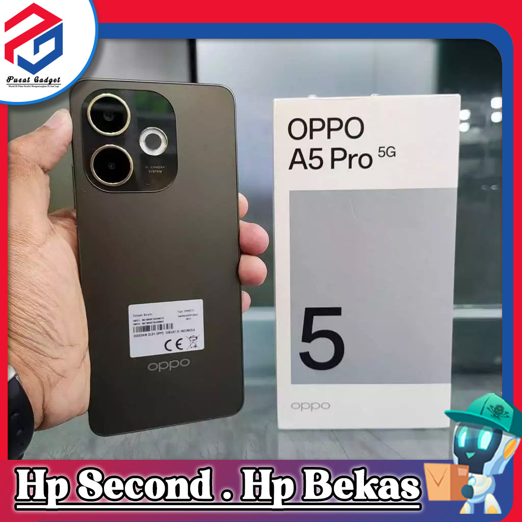 Oppo A5 Pro 5G Ram 8 Rom 256GB Second Pusat Gadget