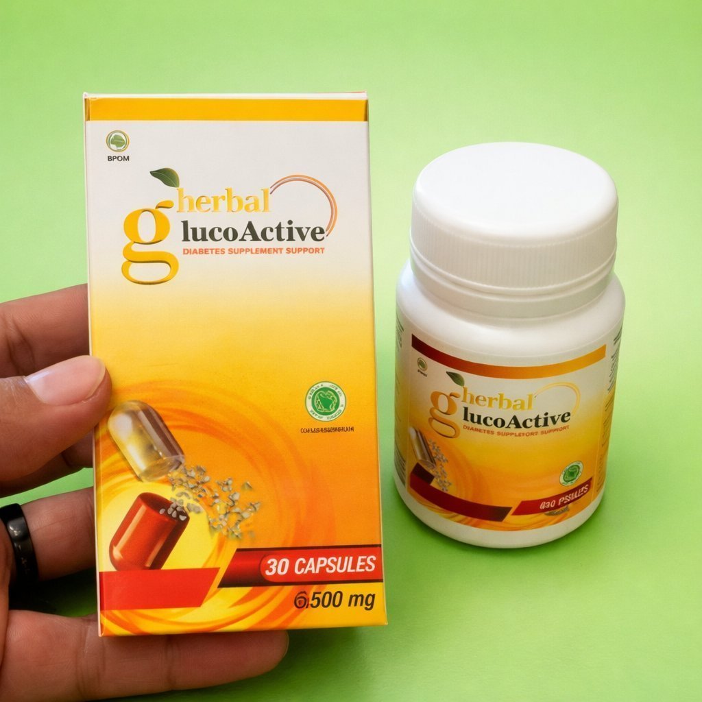 Obat Diabetes GLUCOACTIVE ORIGINAL Asli Obat Kencing Manis Resmi Bpom GLUCOACTIVE Herbal  obat diabe