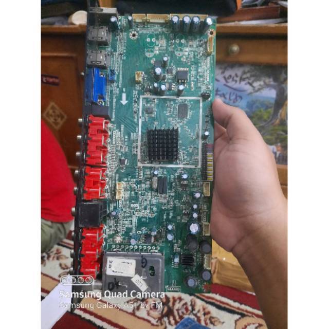 Mb - Mainboard - Motherboard - Mobo - Micom - Modul - Mesin Tv LCD Polytron PLM42M11R - PLM42M11W - 