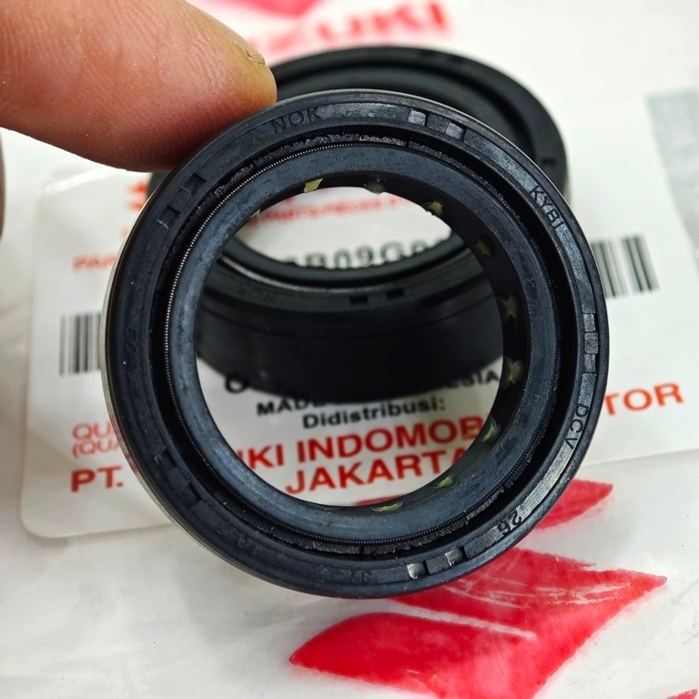 (Y3) SET ISI 2 SEAL SHOCK STEMPET SUZUKI gemuk 26 37 10.5 nok oil sil 2 per veer pir shok sok skok d
