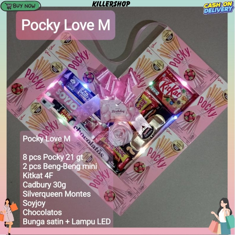 Pocky Love Choco - Pocky Love Part 2 - Valentine Gift Hadiah birthday, graduation, anniversary, Vale