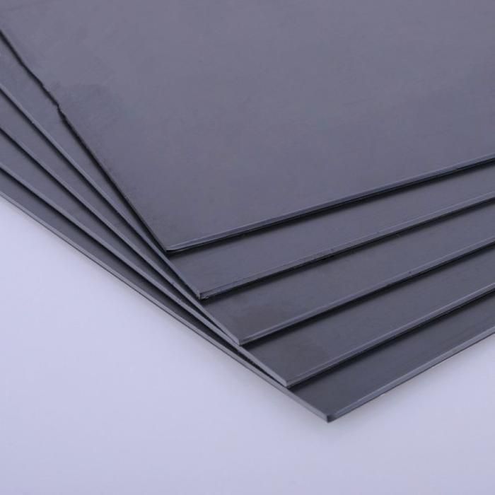 pvc sheet grey 4mm / pvc abu abu lembaran 4mm