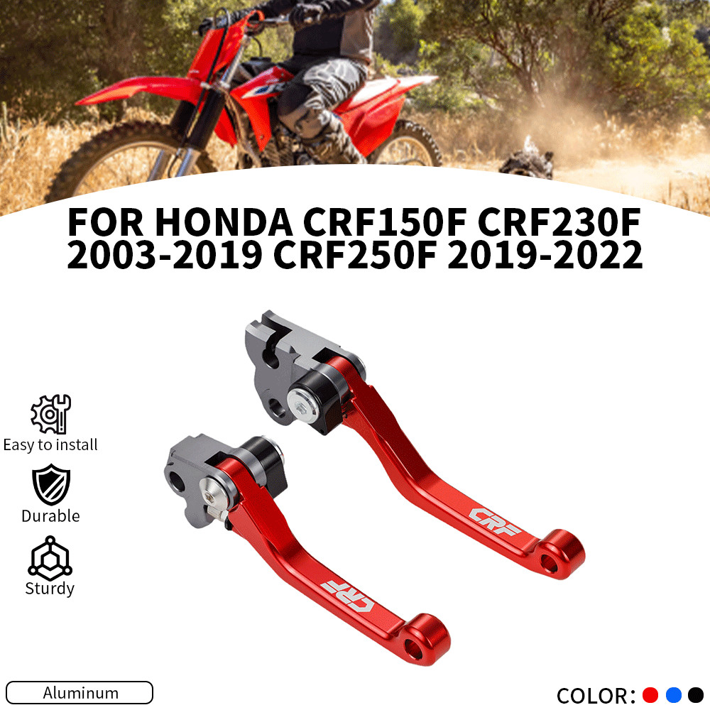 Tuas Rem Kopling CNC Dengan Logo "CRF" Untuk Aksesoris Sepeda Motor HONDA CRF150F CRF230F 2003-2019 