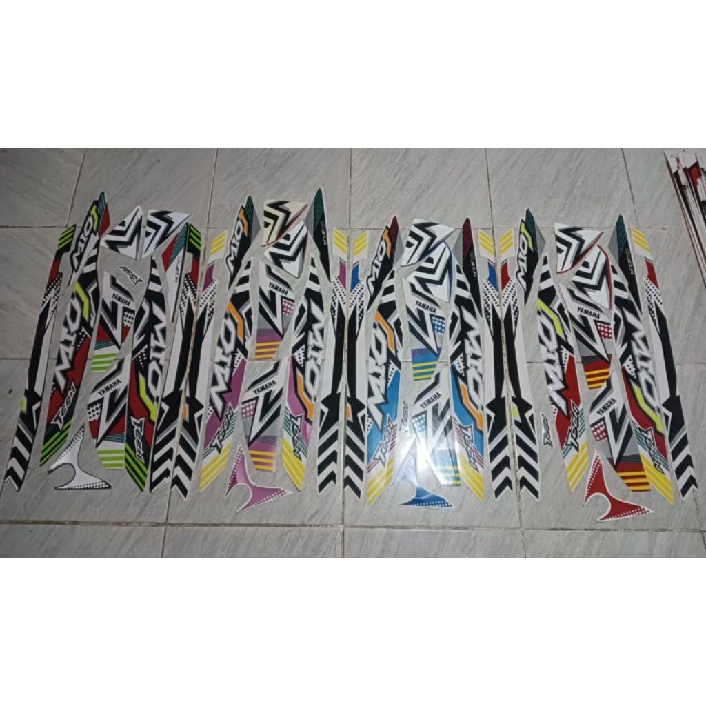 Stiker Striping Motor Yamaha Mio J Teen 2012 2013