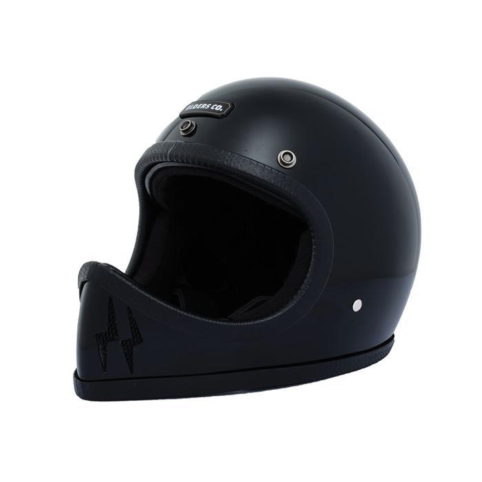 Helm Fiber Elders Company - Thunder Cross Hitam - XL