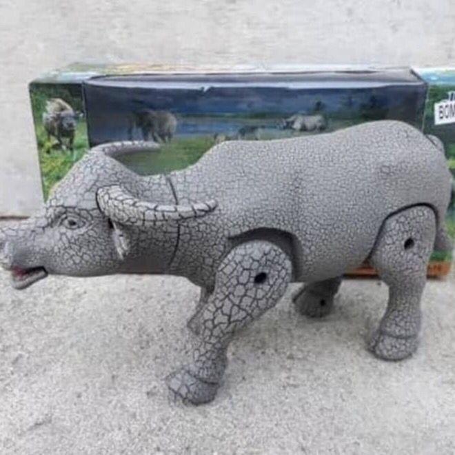 [Tia toys] Mainan Kerbau jalan dan suara - KERBAU BESAR