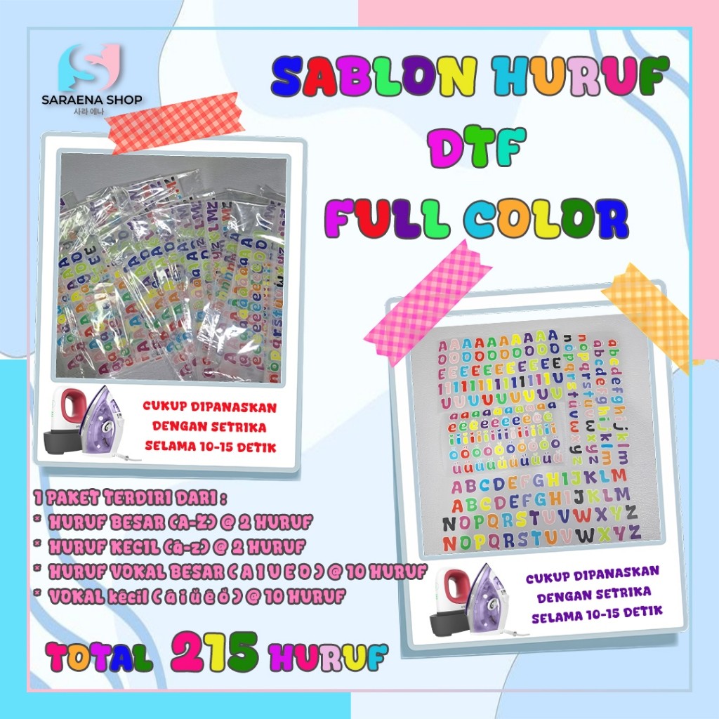 SABLON HURUF DTF / HURUF WEBBING / GANCI WEBBING / WEBBING KEYCHAIN