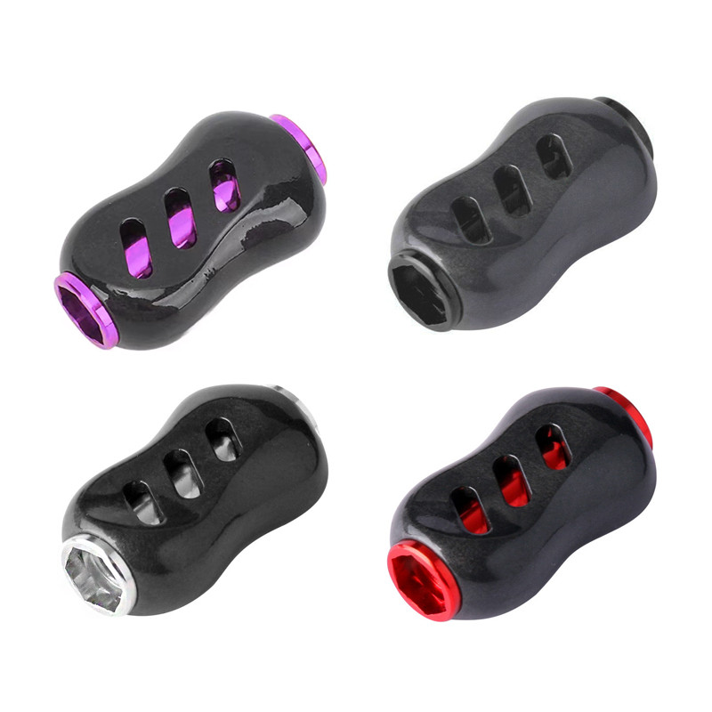 Fishing Reel Knob Carbon Fiber for DAIWA/SHIMANO Fishing Reel Replacement Universal Use Fishing Reel