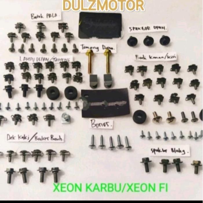 baut baut full set body Yamaha Xeon karbu / Xeon fi
