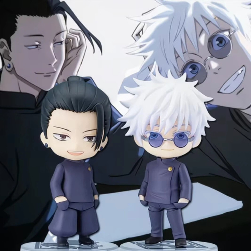 New Gojo Jujutsu Kaisen Anime Figure #2205 Satoru Gojo Action Figure Q Version 10cm Model Pvc  Birth