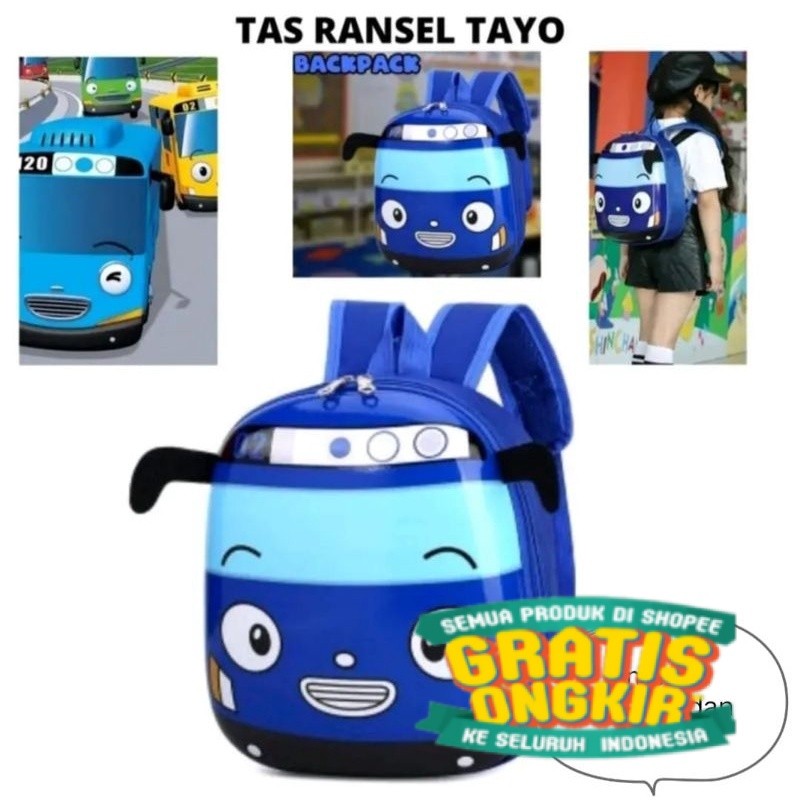 tas anak tayo/tas anak sekolah tayo/tas anak laki laki tayo/tas anak ransel tayo/tas anak tk tayo/ta