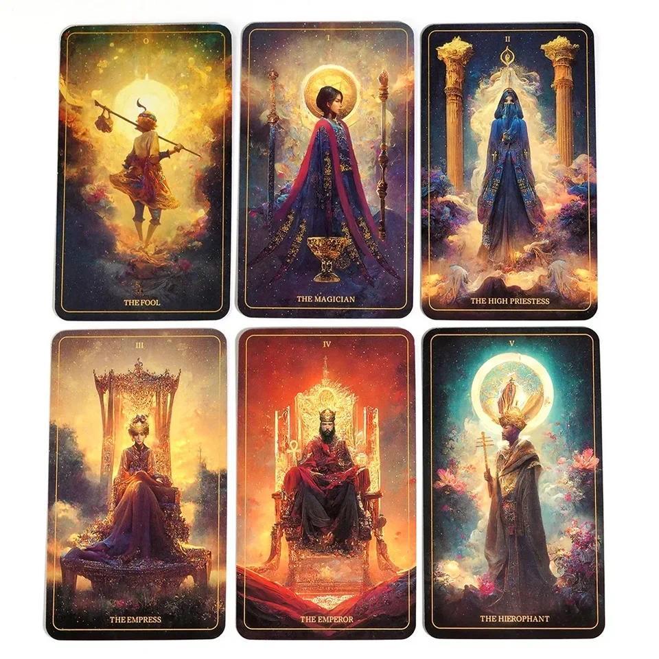 10.3*6cm The Harmony Tarot Deck 78 Uniquely Design Tarot Cards Created By Harmonizing The Two Worlds