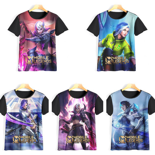 Kaos Moibe Legends 3D Keren Kaos Hero Benedetta Mobile Legends Baju Benedetta MLBB Untuk Anak Umur 1