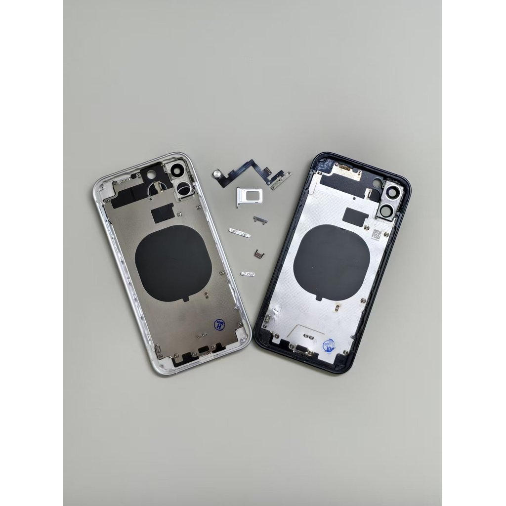 For 11 to 14 Pro Back DIY Back Cover Housing Battery Middle Frame Replacement For iPhone 11 Like 14 