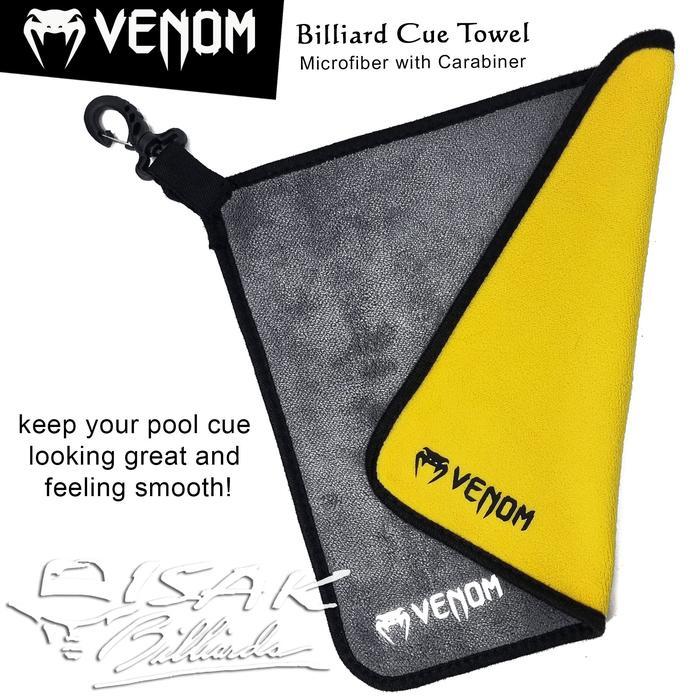 Venom Billiard Towel - Microfiber Handuk Kain Lap Pembersih Stick