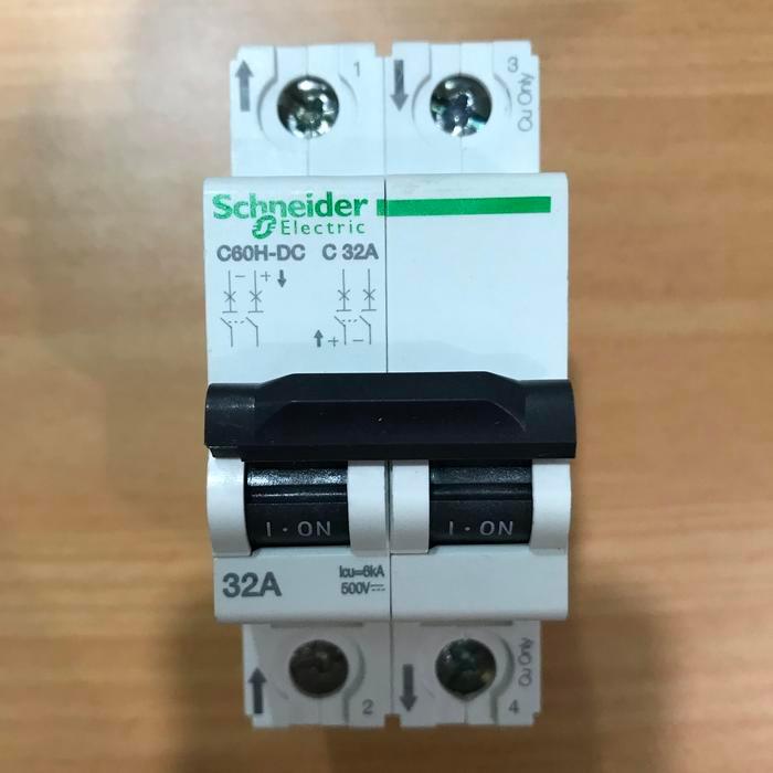 MCB C60H-DC 2P 32A Schneider