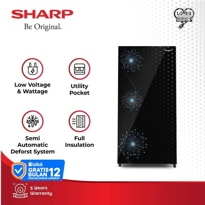 Kulkas SHARP 1 Pintu SJ-X167 / Kulkas 1 Pintu SHARP SJ-X167 133Liter