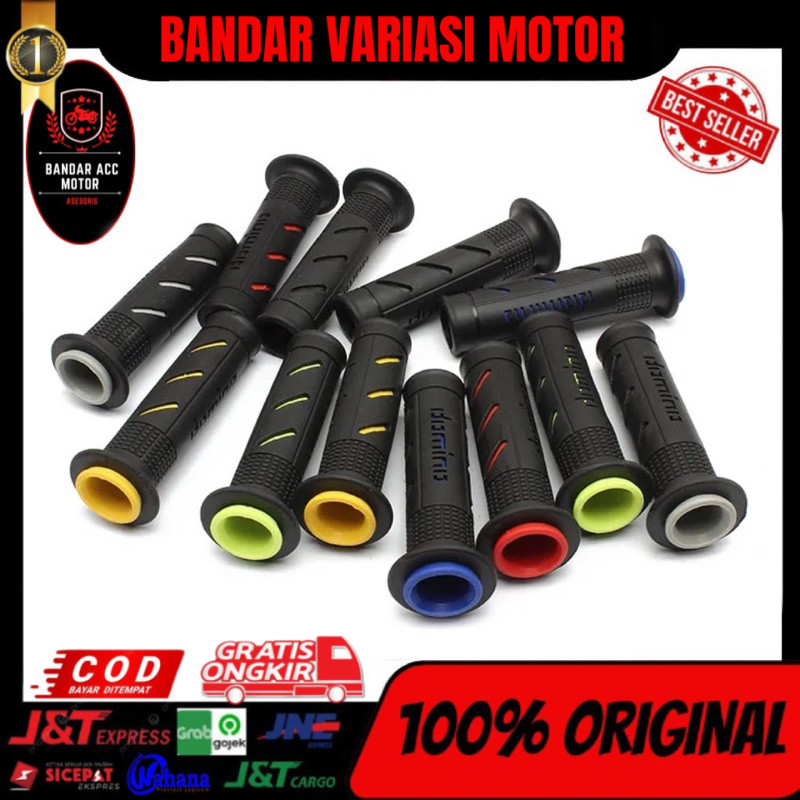 PROMO HANDGRIP HANDFAT GARIS 2 TONE GRADE A EMPUK ROBOT TERMURAH PROTAPER DOMINO RACENUI TDX MODEL O
