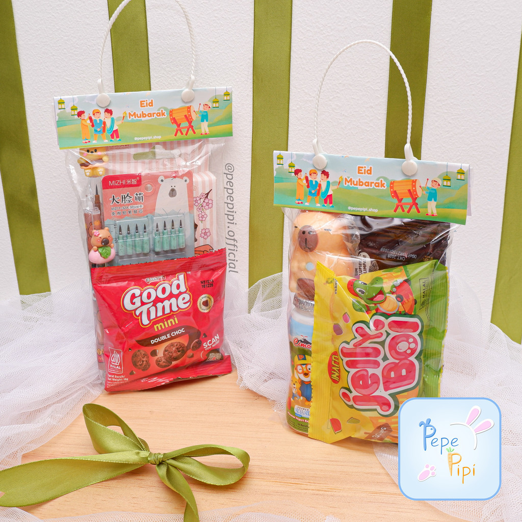 Hampers Lebaran Jinjing Tas Parcel Idul Fitri Gift Eid Mubarak Anak-anak Snack