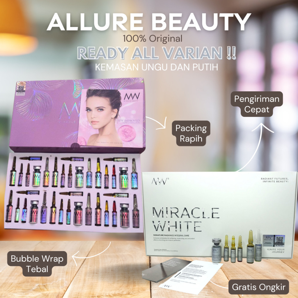 Miracle White Purple Ecer Box Original 100%