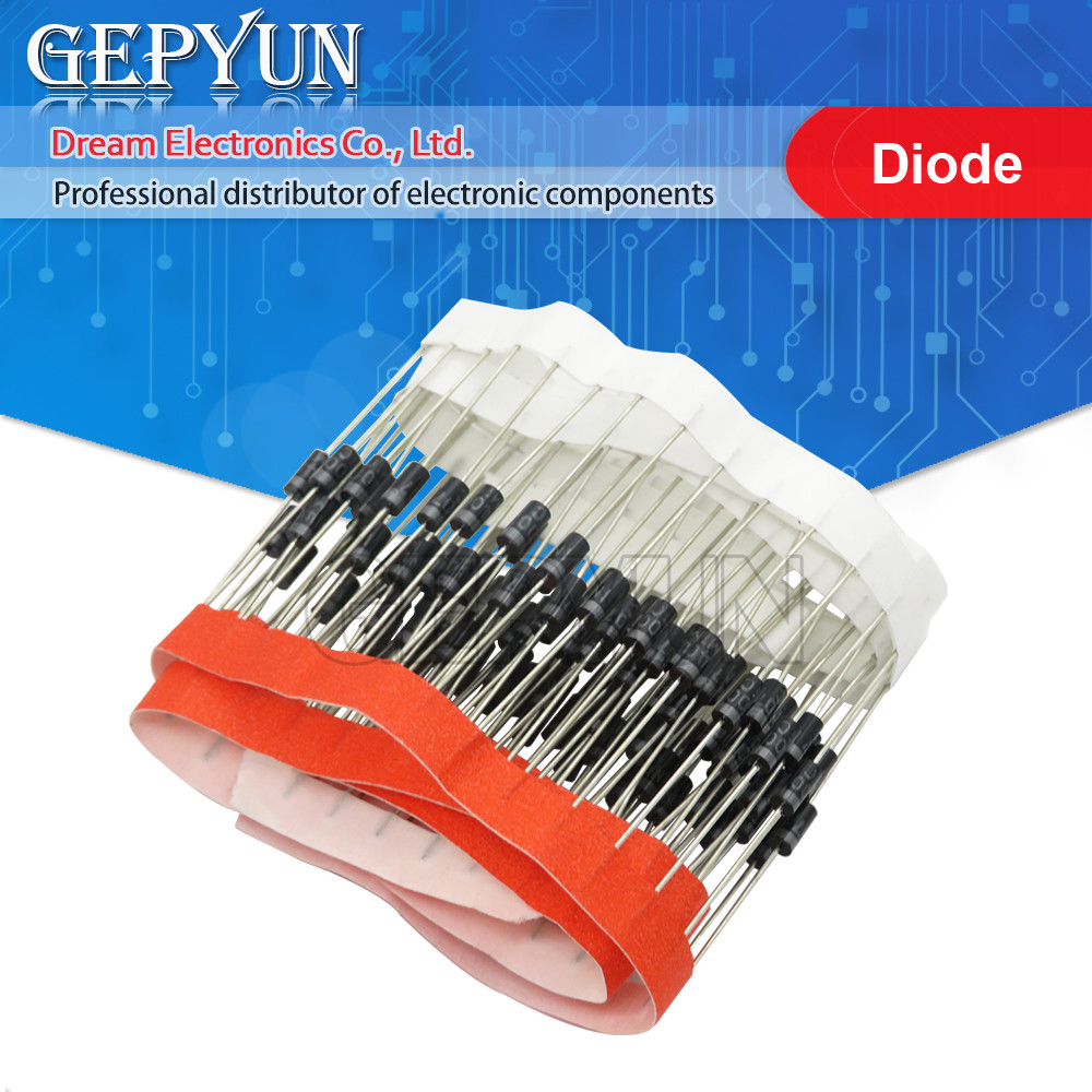 100 Buah Dioda Penyearah FR102 FR107 FR157 FR207 HER107 HER108 HER207 HER208 HER305 RL207 RL257 SF16