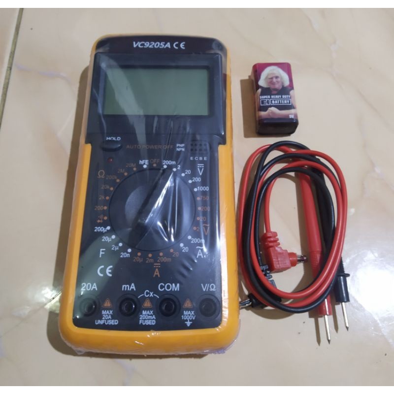 Multitester Digital VC-9205A CE / Multimeter Alvometer Digital VC9205A CE new