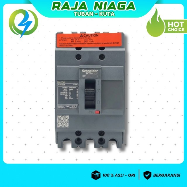 MCCB 3 Phasa 50a Schneider