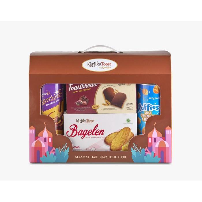 Hampers Kartika Toast Kartikasari Parsel Paket Lebaran HAMPERS Hadiah Free Kartu Lebaran PARCEL ISI 