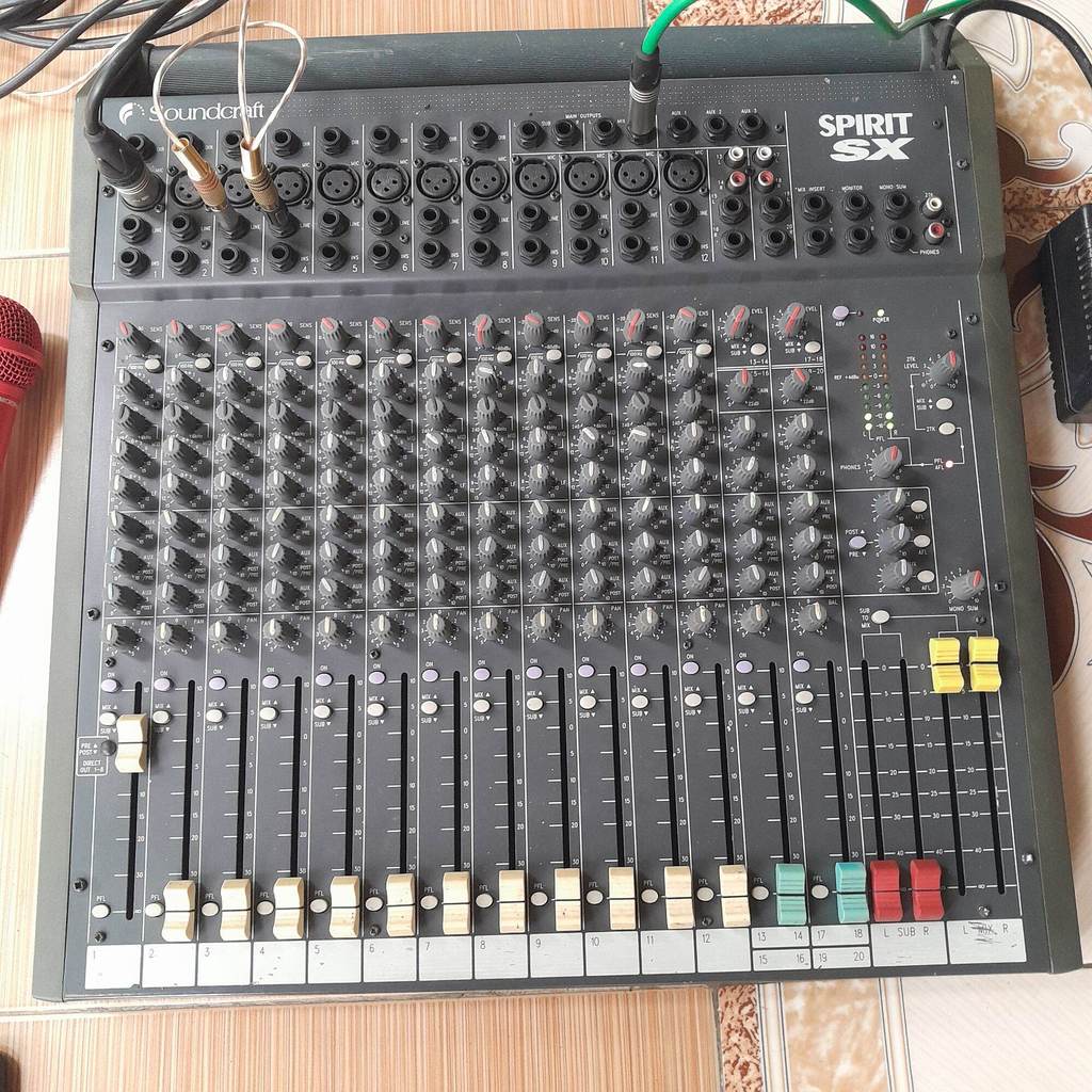Mixer Spirit Sx Original Mixer Soundcraft Spirit Sx