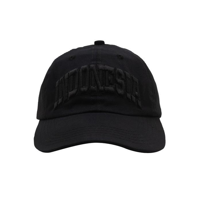 Moxie Topi Baseball Indonesia Black On Black Cap