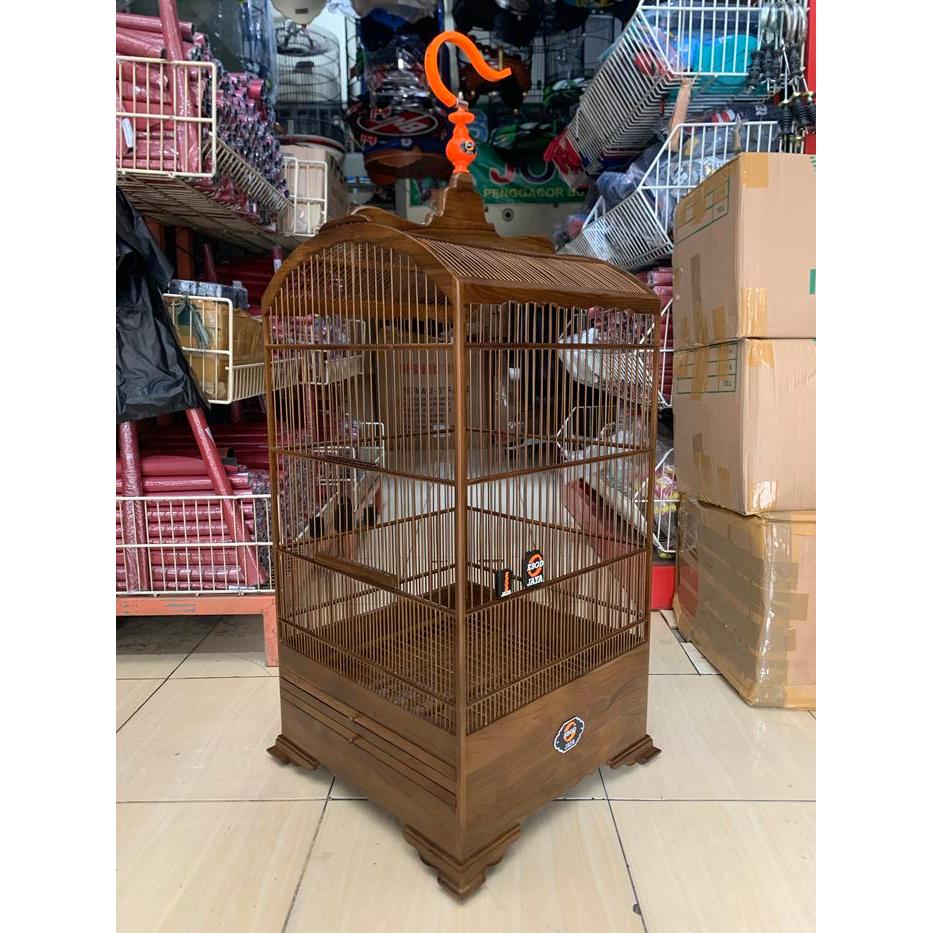 SANGKAR KANDANG BURUNG PENTET KOHSAN EBOD JAYA JATI 40x40cm