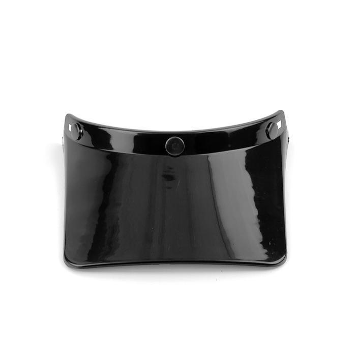 Pet Ped Topi Pat Pad Helm Bogo Retro PIN Panjang Duck Trail Cross - Hitam