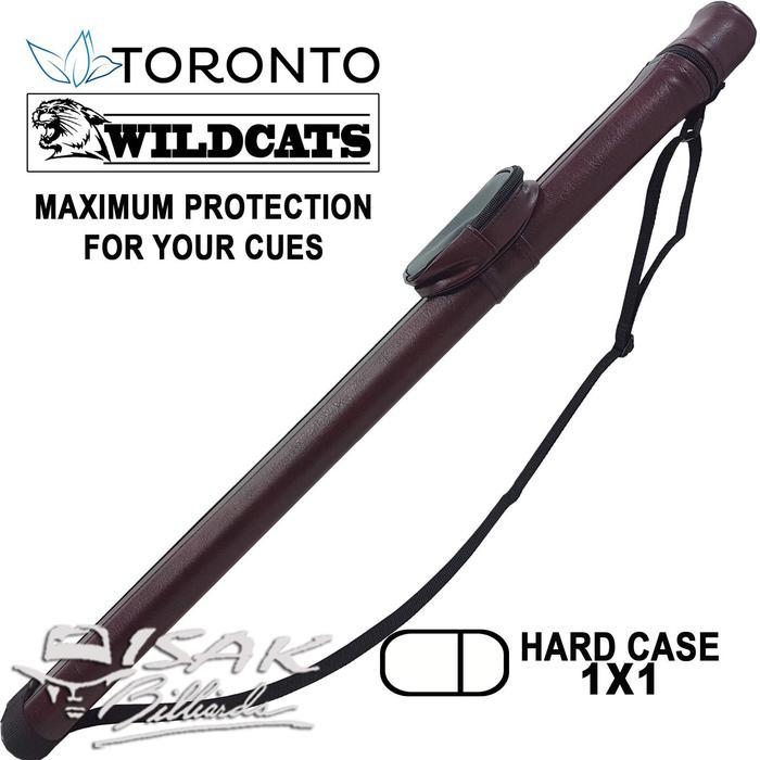 Toronto Wildcats 1x1 Case 115 - Tas Stick Hard Cue Billiard Biliar