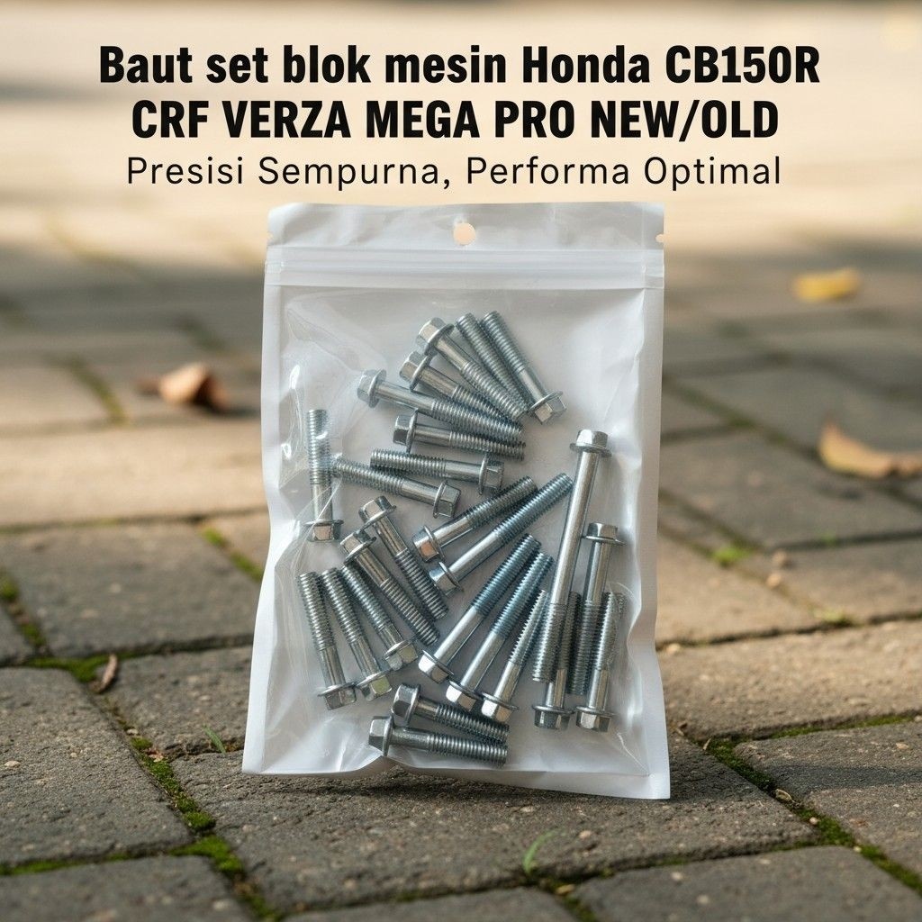 BAUT set blok mesin Honda Megapro New/old VERZA CB150R