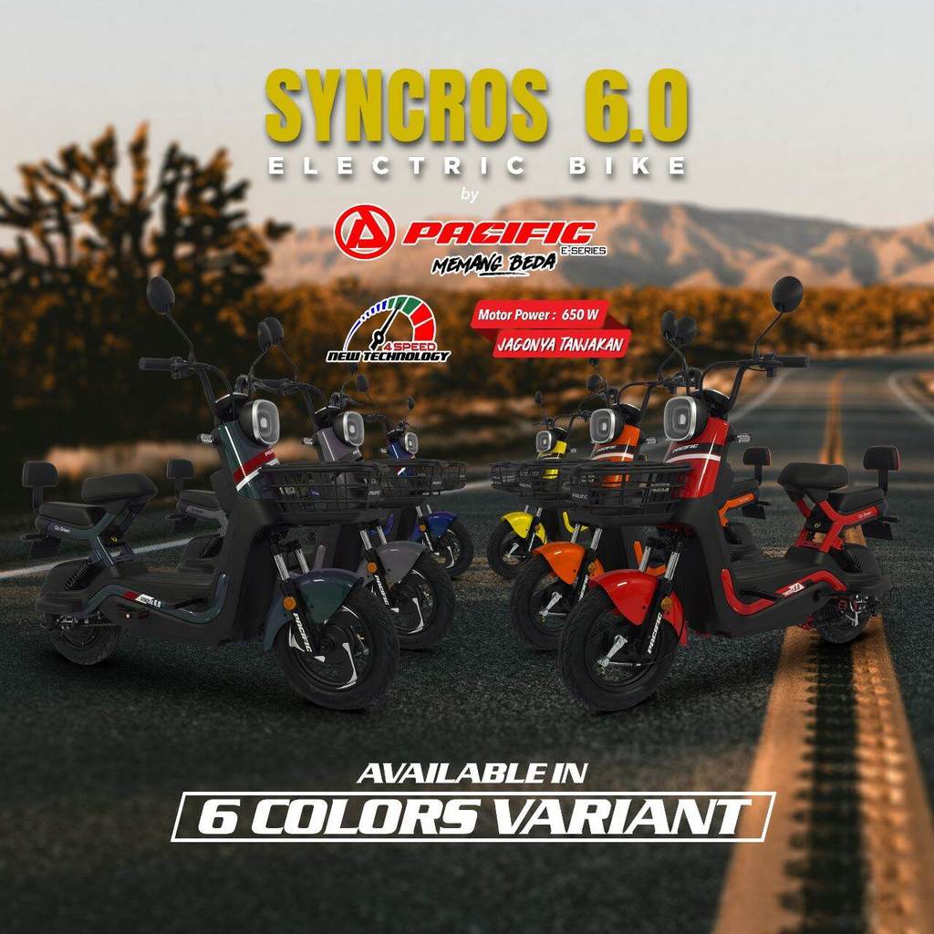 Sepeda Listrik Murah Sepeda Listrik Pacific Syncros 6.0 Termurah Selis Pacific Terbaru