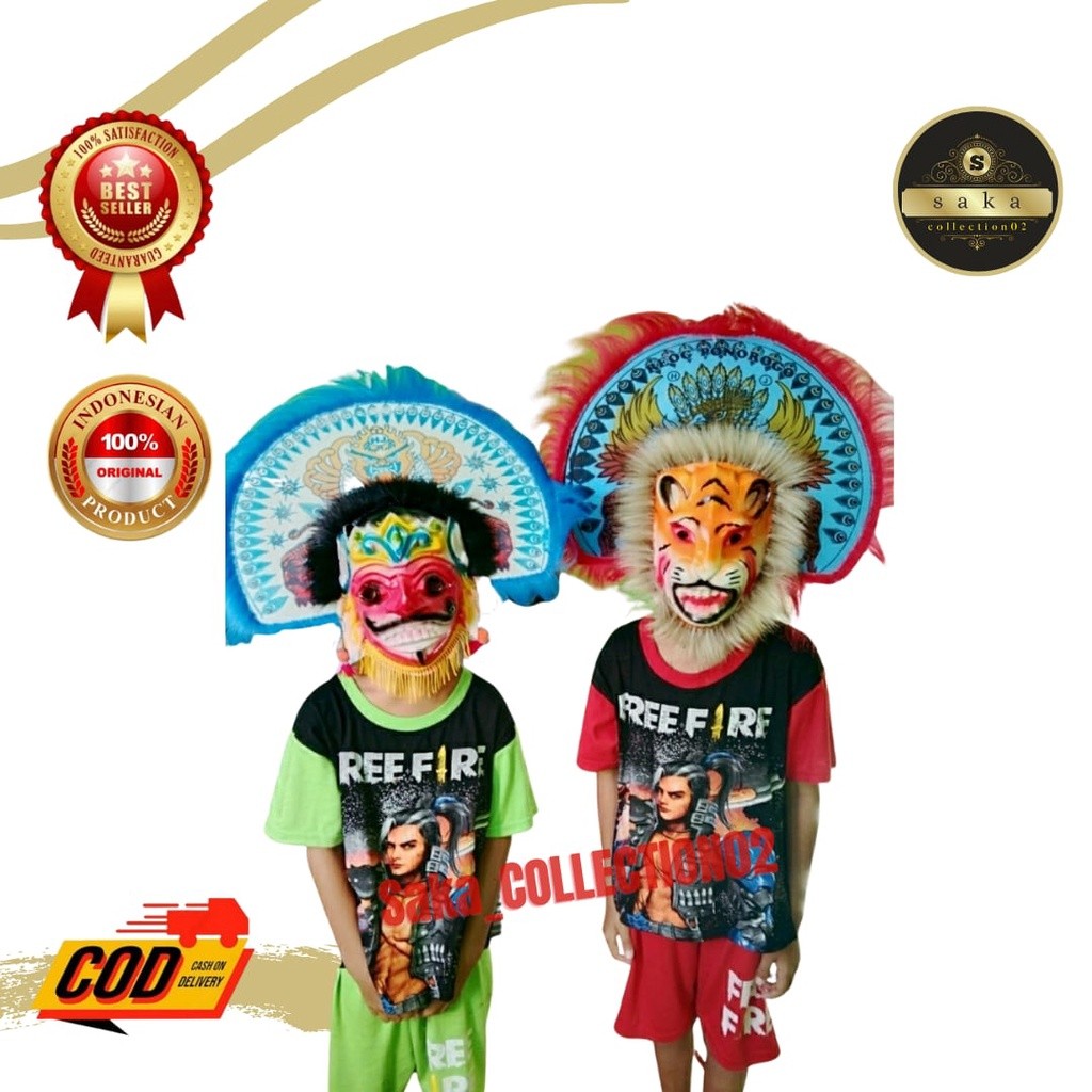 ASLI TOPENG REOG ANAK / MAINAN ANAK