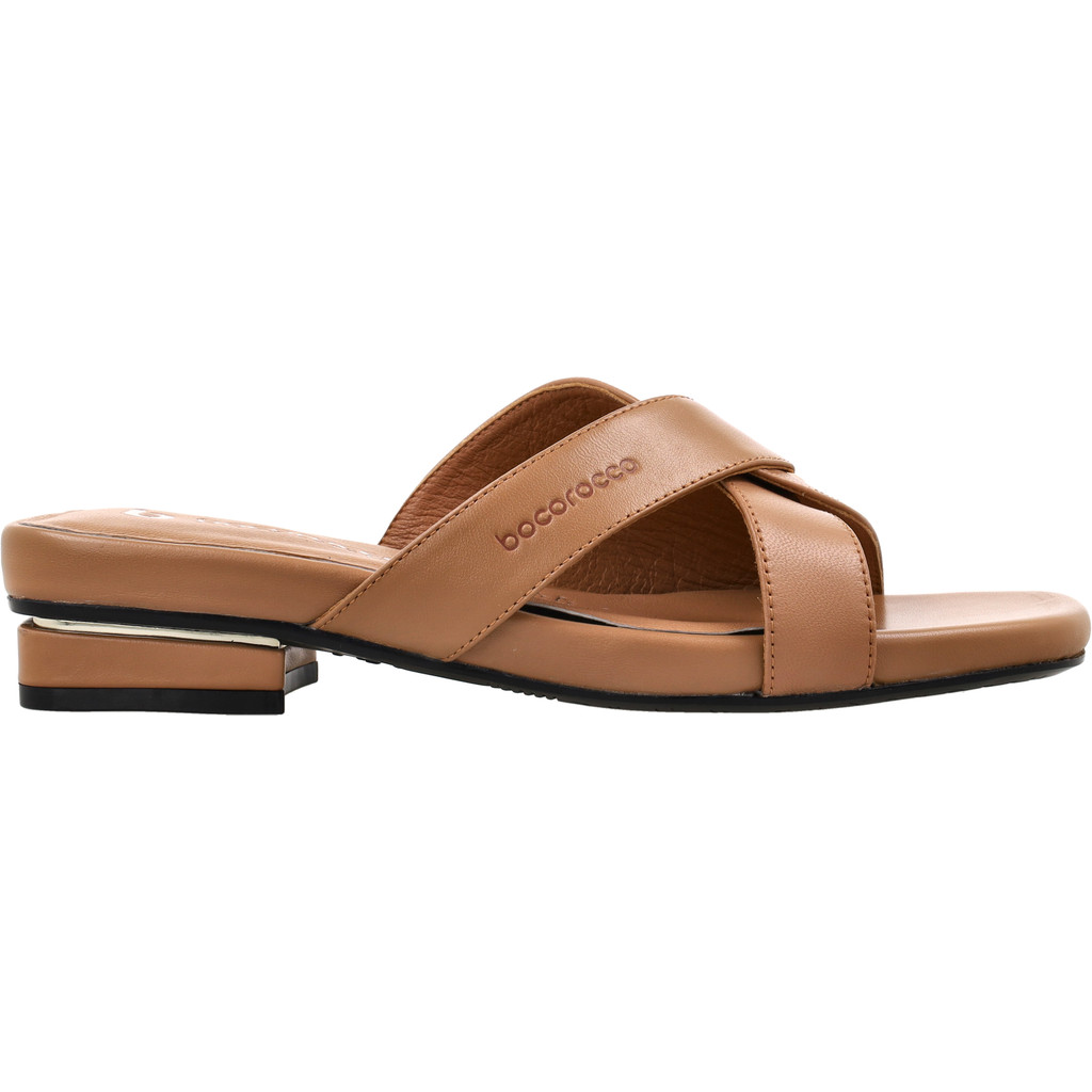 Bocorocco D.Sienna 13 Cognag - Sandal Slop Kulit Wanita
