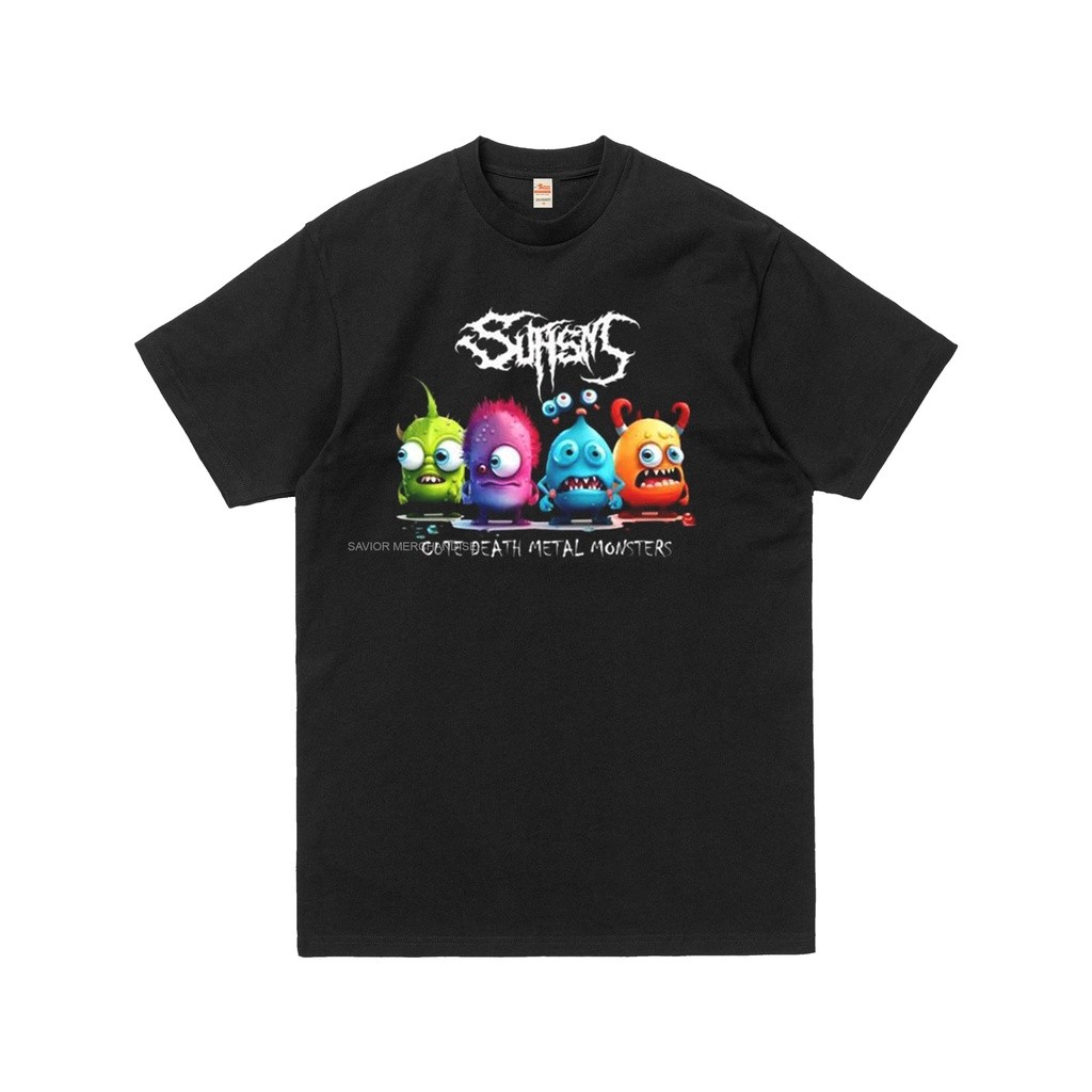 Tshirt Sufism - Cute Deathmetal Monsters Kaos Unisex