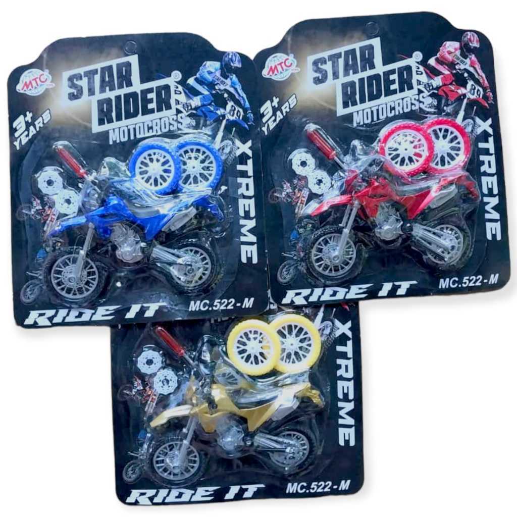 MAINAN MOTOR CROSS / MAINAN MOTOR CROS / MINIATUR MOTOR WR / MOTOR TRAIL / CROSS METALIK / CROSS BEN